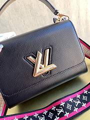 Forubags Louis Vuitton Twist Epi Leather Black – M57050 - 23x 17x 9.5cm - 6