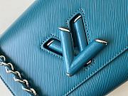 Forubags Louis Vuitton Crafty Twist Buckle Chain Epi Leather Blue – M50282 - 23x 17x 9.5cm - 2