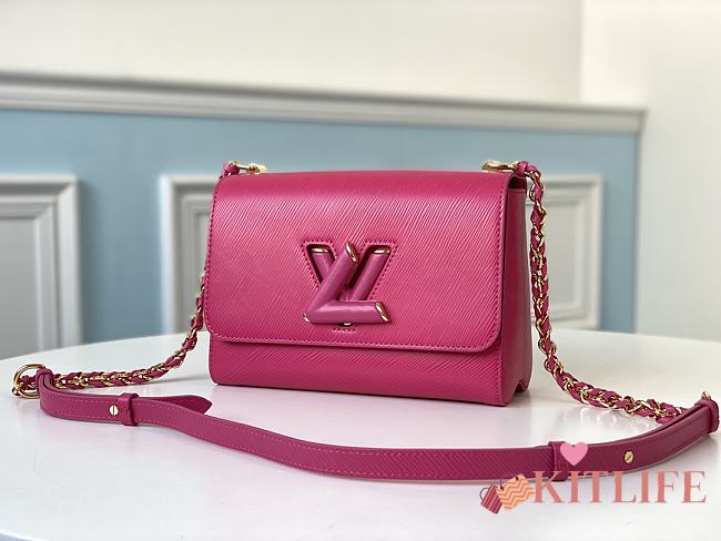 Forubags Louis Vuitton Crafty Twist Buckle Chain Epi Leather Pink – M50282 - 23x 17x 9.5cm - 1