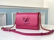 Forubags Louis Vuitton Crafty Twist Buckle Chain Epi Leather Pink – M50282 - 23x 17x 9.5cm - 1