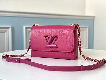 Forubags Louis Vuitton Crafty Twist Buckle Chain Epi Leather Pink – M50282 - 23x 17x 9.5cm