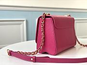 Forubags Louis Vuitton Crafty Twist Buckle Chain Epi Leather Pink – M50282 - 23x 17x 9.5cm - 6