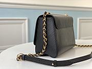Forubags Louis Vuitton Crafty Twist Buckle Chain Epi Leather Black – M50282 - 23x 17x 9.5cm - 4