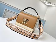 Forubags Louis Vuitton Twist Strap MM Epi Grained Leather Beige/ Apricot – M55677 - 23x 17x 9.5cm - 1