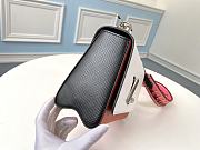 Forubags Louis Vuitton Twist Strap MM Epi Grained Leather White Fight Crimson – M55678 - 23x 17x 9.5cm - 6