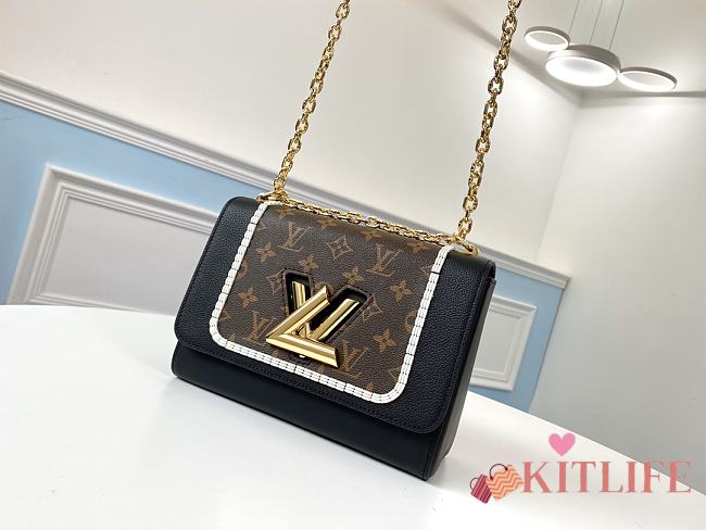 Forubags Louis Vuitton Twist Monogram Black – M44837 - 23.0 x 17.0 x 9.5 cm - 1