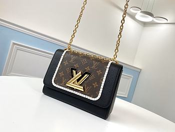 Forubags Louis Vuitton Twist Monogram Black – M44837 - 23.0 x 17.0 x 9.5 cm