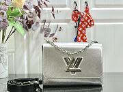 Forubags Louis Vuitton Twist Water Ripple Silver Black – M50280 - 23.0 x 17.0 x 9.5cm - 1