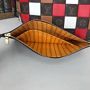 Forubags Louis Vuitton Neverfull Woven Shopping Bag Red/Brown – M40993 – 32x29x17 cm - 4