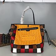 Forubags Louis Vuitton Neverfull Woven Shopping Bag Red/Brown – M40993 – 32x29x17 cm - 5