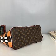 Forubags Louis Vuitton Neverfull Woven Shopping Bag Powder/Orange – M40993 – 32x29x17 cm - 2
