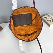 Forubags Louis Vuitton Neverfull Woven Shopping Bag Powder/Orange – M40993 – 32x29x17 cm - 4