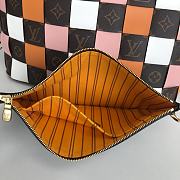 Forubags Louis Vuitton Neverfull Woven Shopping Bag Powder/Orange – M40993 – 32x29x17 cm - 5