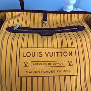 Forubags Louis Vuitton Neverfull Woven Shopping Bag Powder/Orange – M40993 – 32x29x17 cm - 6