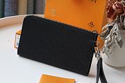 Forubags Louis Vuitton Zippy Dragonne Zipper Cross Pattern Wallet – N69409 – 19.0 x 11.0 x 3.5 cm - 3