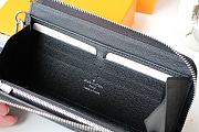 Forubags Louis Vuitton Zippy Dragonne Zipper Cross Pattern Wallet – N69409 – 19.0 x 11.0 x 3.5 cm - 6