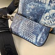 Forubags Louis Vuitton Trio Messenger Three-Piece Blue Men's  Bag – M69443 - 3