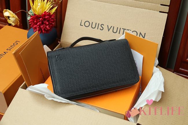 Forubags Louis Vuitton Zippy XL Black Wallet – M44275 - 23.0 x 15.0x 4.0 cm - 1