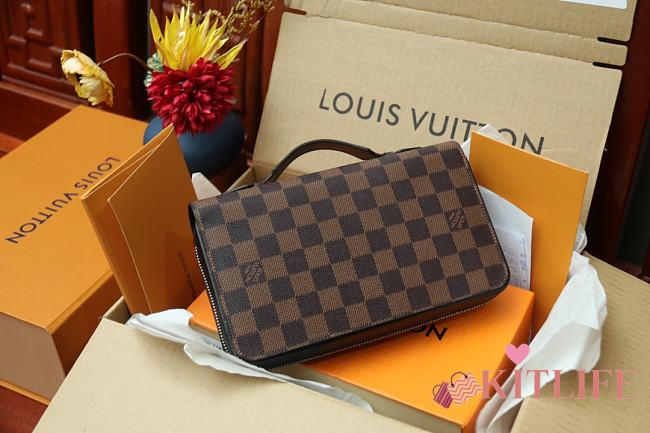 Forubags Louis Vuitton Zippy XL Coated Canvas Wallet – N41503 - 23.0 x 15.0x 4.0 cm - 1