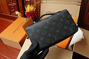 Forubags Louis Vuitton Zippy XL Monogram Eclipse Canvas Wallet – N41503 - 23.0 x 15.0x 4.0 cm - 6