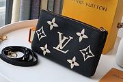 Forubags Louis Vuitton Double Zip Pochette Chain Black Bag – M69203 - 20 x 12.5 x 3 cm - 4
