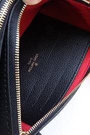 Forubags Louis Vuitton Double Zip Pochette Chain Black Bag – M69203 - 20 x 12.5 x 3 cm - 3