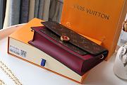 Forubags Louis Vuitton FLORE Chain Wallet Fuchsia Bag – M69578  - 17.5x11.5x3.5 cm - 3