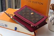 Forubags Louis Vuitton FLORE Chain Wallet Fuchsia Bag – M69578  - 17.5x11.5x3.5 cm - 4