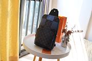 Forubags Louis Vuitton Avenue Black Grid Shoulder Bag Blue – N40403 - 20.0 x 31.0 x 10.0 cm - 1