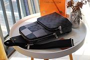 Forubags Louis Vuitton Avenue Black Grid Shoulder Bag Black – N40403 - 20.0 x 31.0 x 10.0 cm - 3