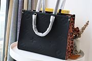 Forubags Louis Vuitton ONTHEGO Leopard Print Black  – M45498 - 35x28x15cm - 5