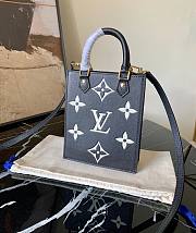 Forubags Louis Vuitton PETIT SAC PLAT Black/ Beige  – M57937 - 14 x 17 x 5 cm - 1