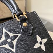 Forubags Louis Vuitton PETIT SAC PLAT Black/ Beige  – M57937 - 14 x 17 x 5 cm - 2