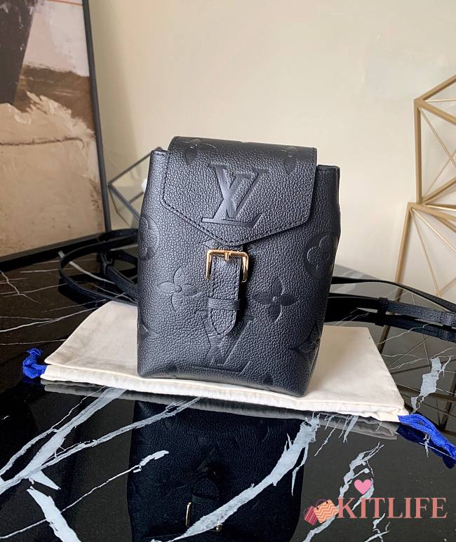 Forubags Louis Vuitton By The Pool Backpack Black – M80596 – 13 x 19 x 8 cm - 1