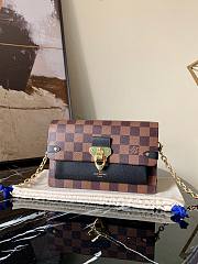 Forubags Louis Vuitton Vavin Chain Wallet Damier Black – N60221 – 19 x 12.5 x 4 cm - 1