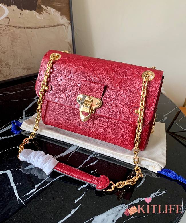 Forubags Louis Vuitton Vavin Chain Wallet Monogram Cherry – M44550 – 21x15x8 cm - 1