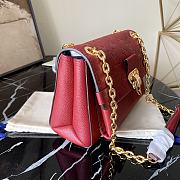 Forubags Louis Vuitton Vavin Chain Wallet Monogram Cherry – M44550 – 21x15x8 cm - 6