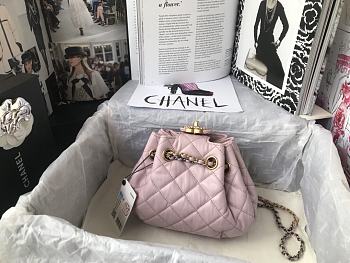 Forubags Chanel Pull Rope Bag Pink – AS1802 – 20x17x10 cm