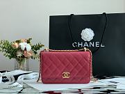 Forubags Chanel WOC Calfskin & Gold-Tone Metal Rose Pink – AP2289 - 19 cm - 1