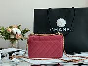 Forubags Chanel WOC Calfskin & Gold-Tone Metal Rose Pink – AP2289 - 19 cm - 6