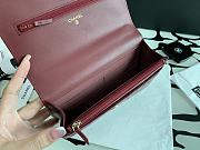 Forubags Chanel WOC Calfskin & Gold-Tone Metal Burgundy – AP2289 - 19 cm - 3