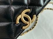 Forubags Chanel WOC Calfskin & Gold-Tone Metal Black – AP2289 - 19 cm - 4