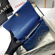 Forubags Chanel Coco Grained Calfskin with Handle Small Blue – 92991 - 28 cm - 3