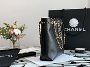 Forubags Chanel Vintage Tote Gold Chain Cowhide Black – 99056 – 24x31x7 cm - 6