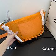 Forubags Chanel x Pharrell Waist Bag in Suede Orange – 31.5x21x8 cm - 6