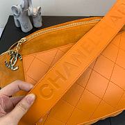 Forubags Chanel x Pharrell Waist Bag in Suede Orange – 31.5x21x8 cm - 3