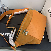 Forubags Chanel x Pharrell Waist Bag in Suede Orange – 31.5x21x8 cm - 2