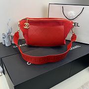 Forubags Chanel x Pharrell Waist Bag in Suede Red – 31.5x21x8 cm - 1