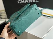 Forubags Chanel Coco Handle Mini Diamond Plaid Calfskin Tiffany Blue - 99003 - 13×19×9 cm - 2