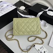 Forubags Chanel WOC Grained Calfskin Emerald Green - AP1794 – 19 cm - 6